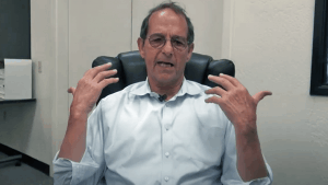 Steve Sutta speaks about the many times cardboard fibers can be recycled as new liner board.